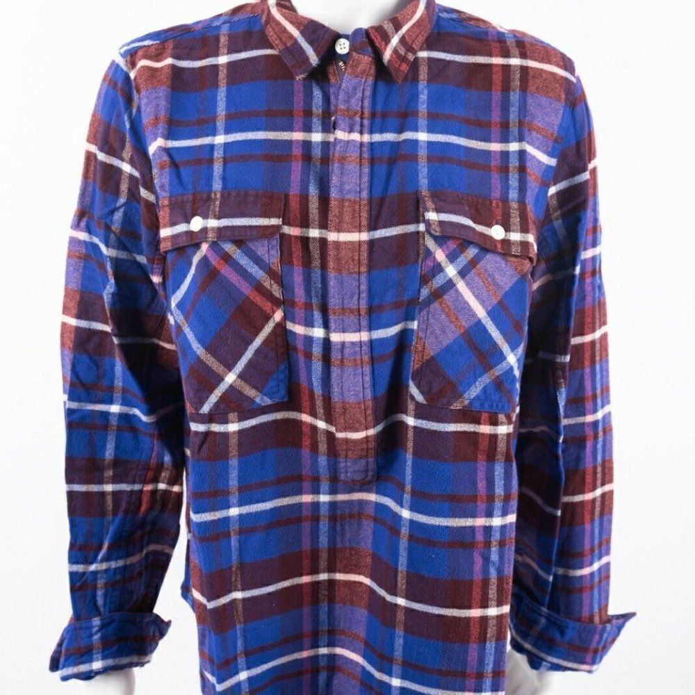 J. Crew Womens Buffalo Plaid Shirt Jacket Medium